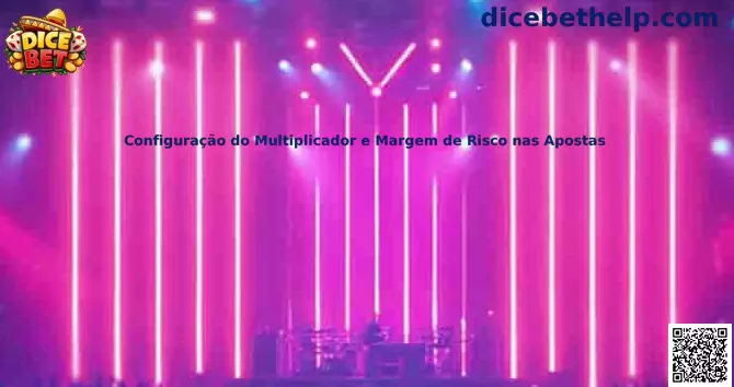 Configuración del multiplicador y margen de riesgo en las apuestas Dice Bet