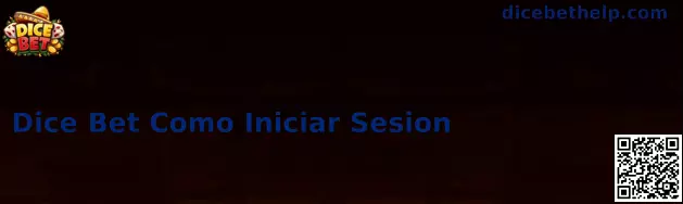 Panel de Inicio de Sesión Seguro Dice Bet Login