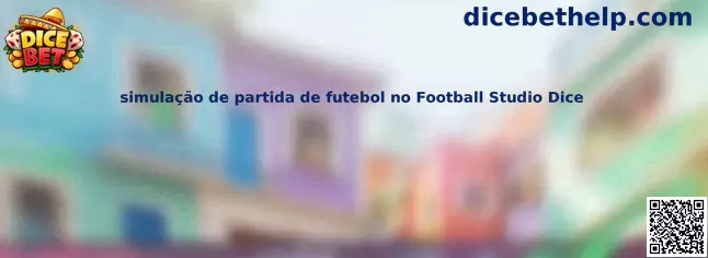 Simulación de partido de fútbol en Football Studio Dice